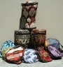 Colorful Ivory Coast Drum Bags Colorful Ivory Coast Drum Bags