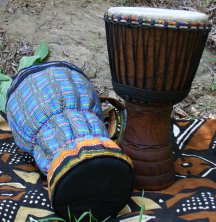Djembe with case Djembe with case